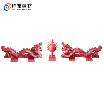 樹脂瓦雙龍戲珠_二龍戲珠_屋脊裝飾龍 樹脂瓦雙龍戲珠_二龍戲珠_屋脊裝飾龍
