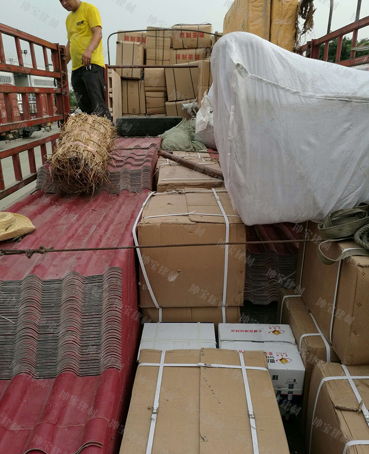 7月坤寶樹脂瓦發(fā)貨忙 口碑相傳贏來更多訂單