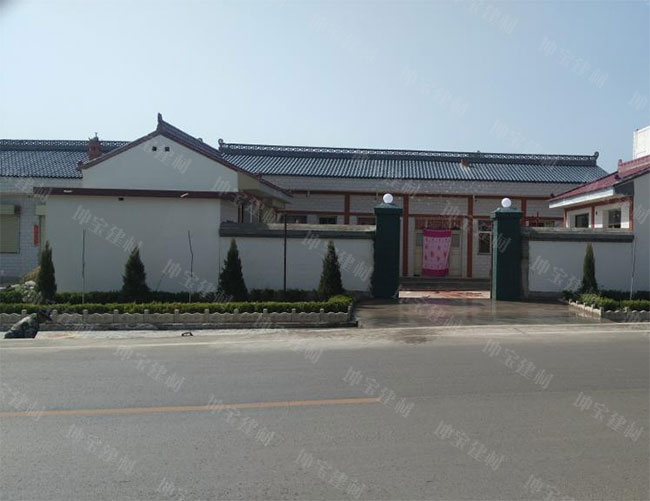 鄉村美化不停歇,合成樹脂瓦扮靚農家院落助農民創收致富