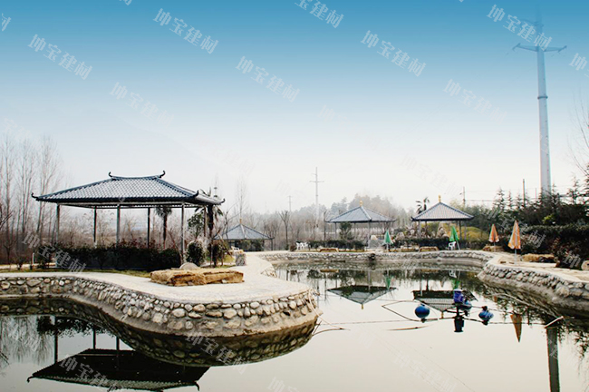 不負春光,合成樹脂瓦生態(tài)園靚麗多姿!