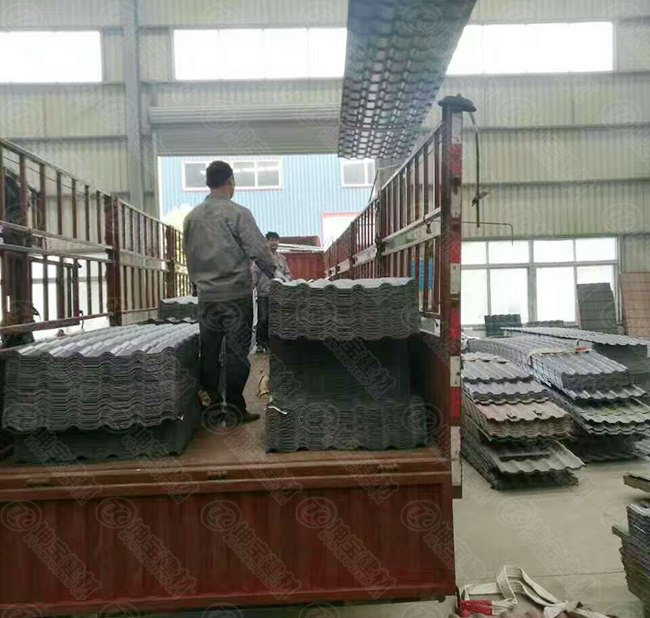 樹脂瓦發(fā)貨之物流裝卸問題