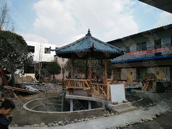 仿古樹脂瓦建筑,從古代到現(xiàn)代有著濃厚的文化特色