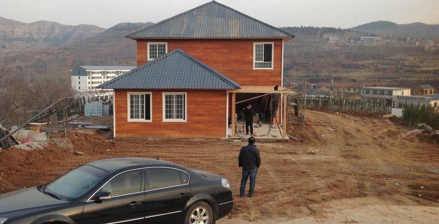 秸稈瓦在鋼結構別墅中的應用案例以及問題