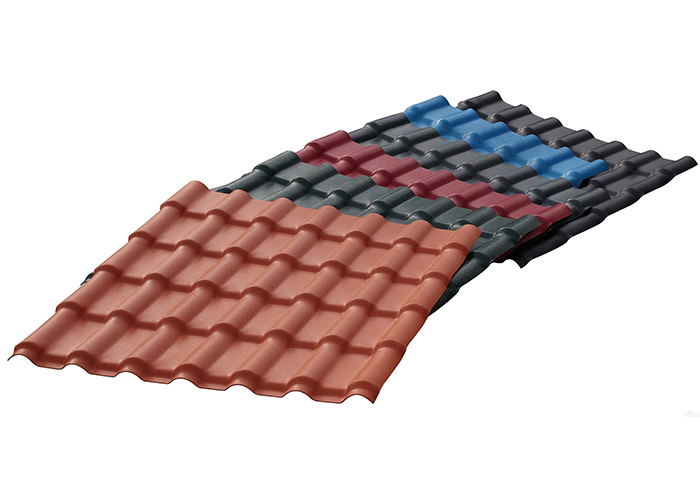 仿古樹脂瓦不會生銹-但是彩鋼瓦會生銹