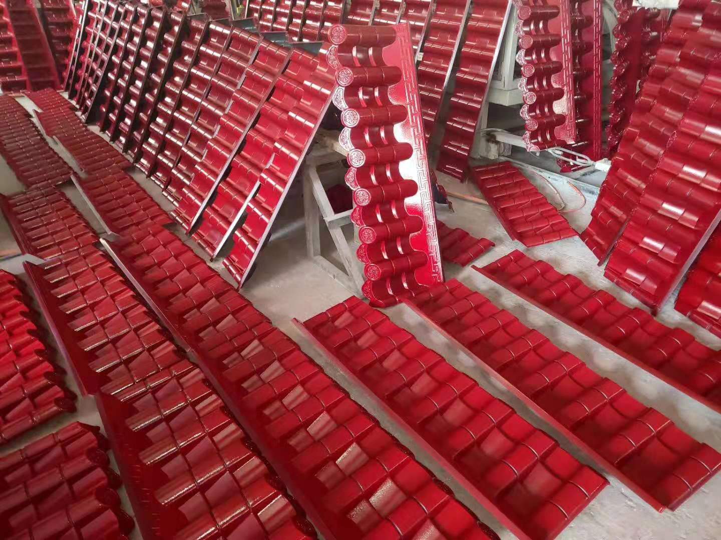 仿古塑料一體瓦 仿古塑料一體瓦