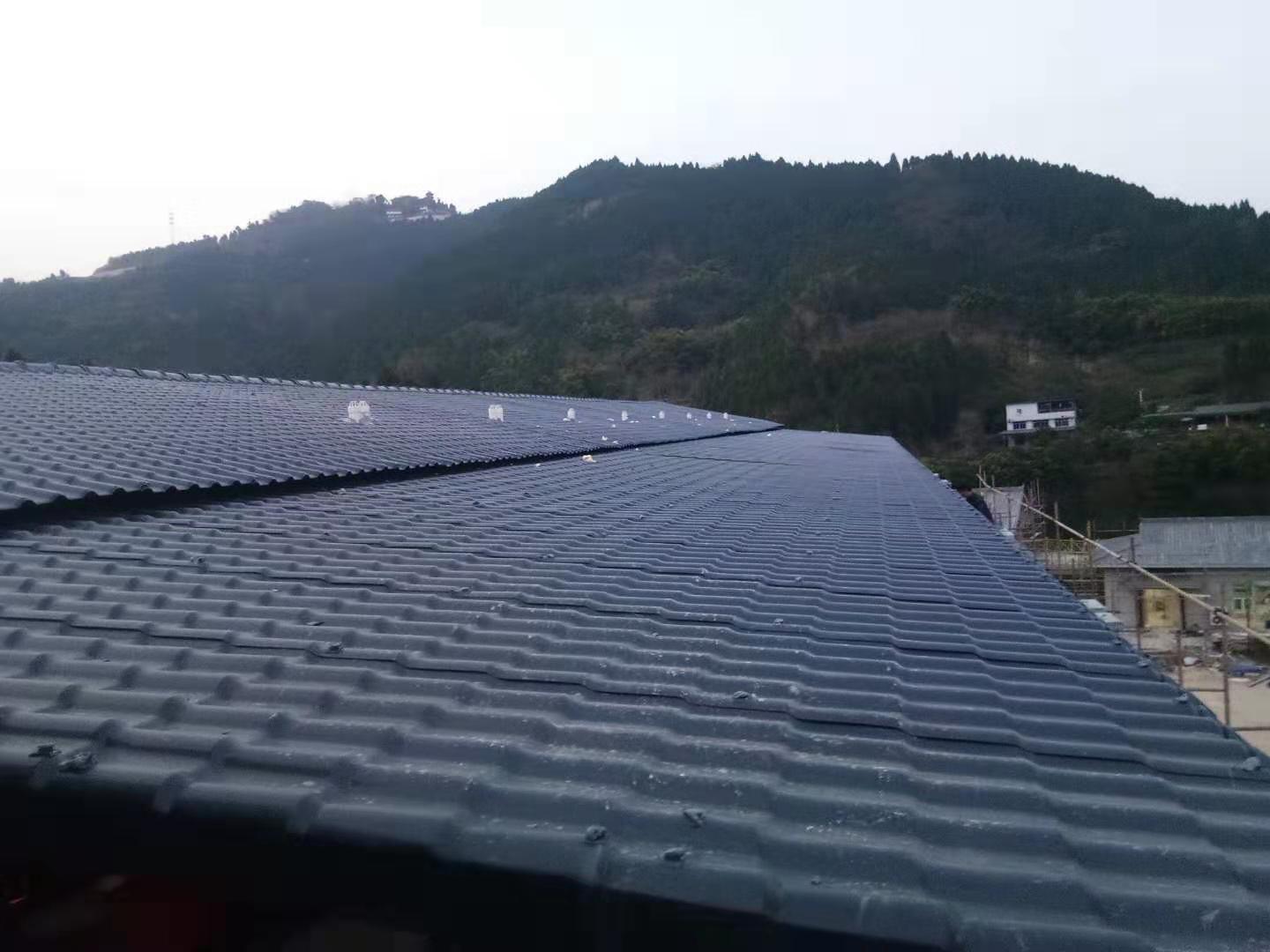 龍泉張先生農村屋面案例效果 龍泉張先生農村屋面案例效果