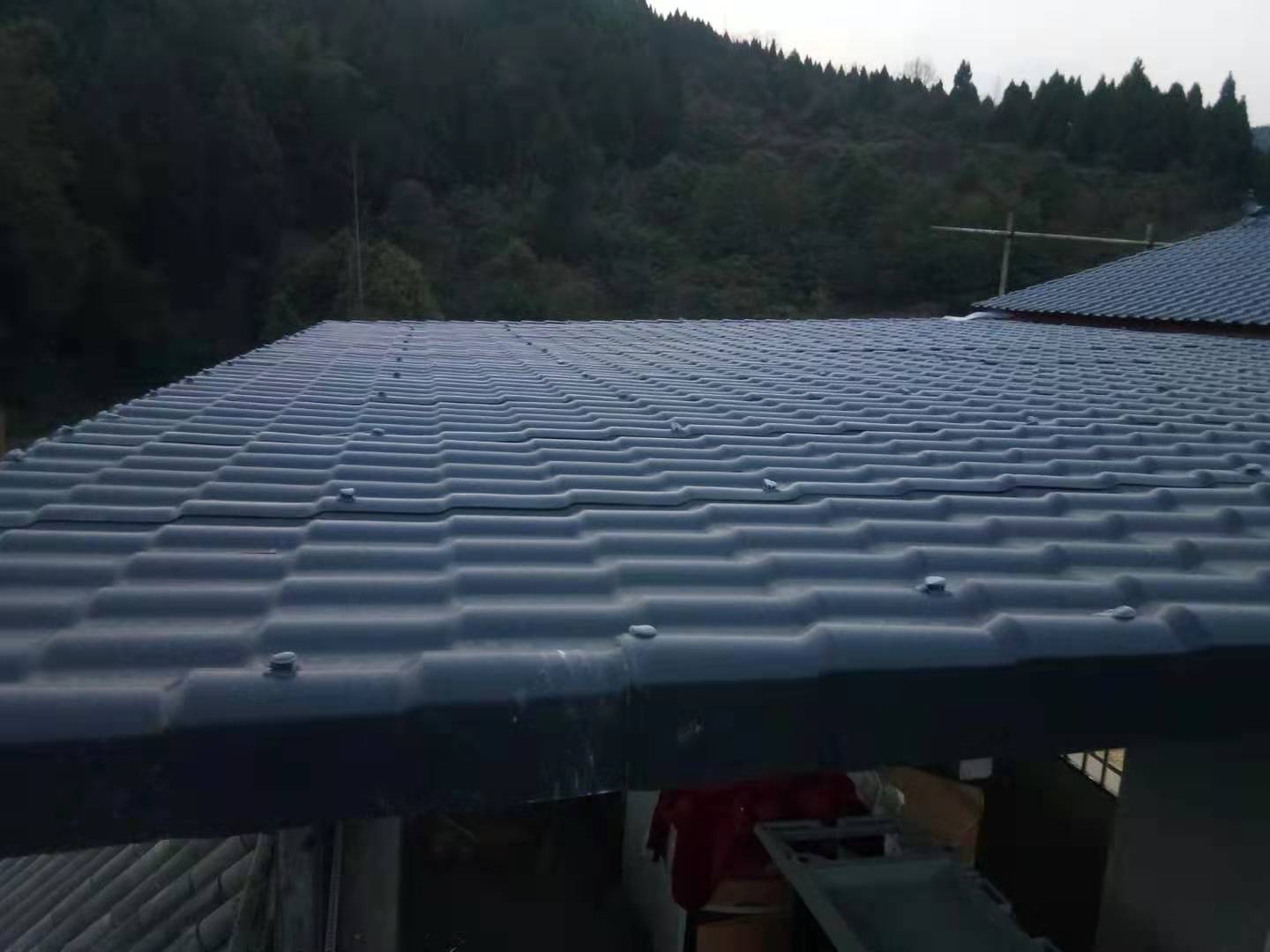 龍泉張先生農村屋面案例效果 龍泉張先生農村屋面案例效果