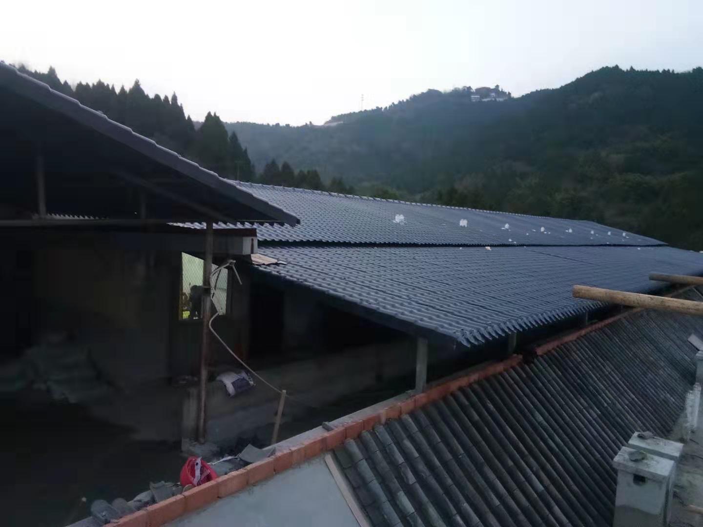 龍泉張先生農村屋面案例效果 龍泉張先生農村屋面案例效果