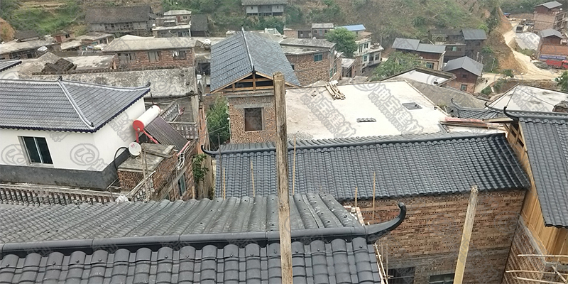 仿古樹脂小青瓦新農(nóng)村風(fēng)貌改造 仿古樹脂小青瓦新農(nóng)村風(fēng)貌改造