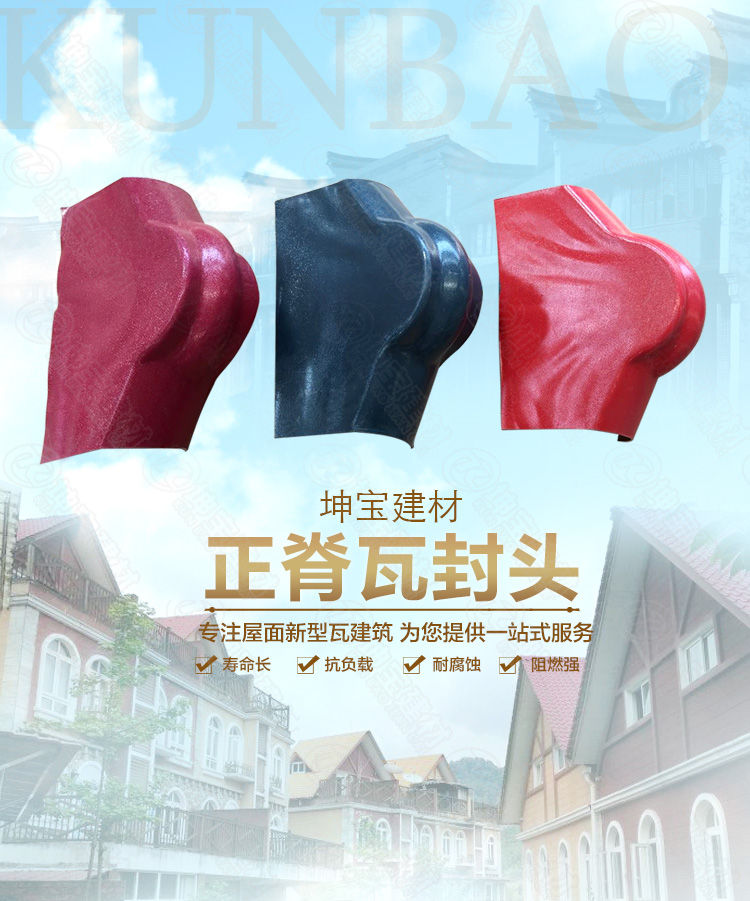 樹脂瓦配件_正脊瓦封頭_批發市場 樹脂瓦配件_正脊瓦封頭_批發市場