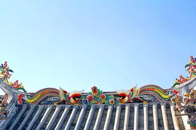 潮州嵌瓷，屋頂生花
