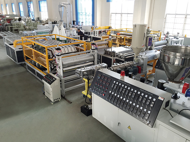 樹脂瓦設備一條生產線需要哪些機器以及設備安裝調試