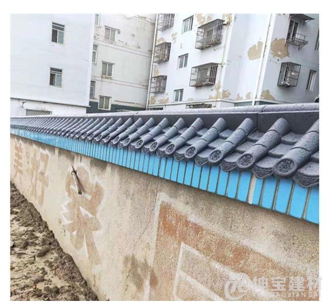 文化墻圍墻裝飾的新選擇:圍墻瓦的安裝和性能優勢解讀