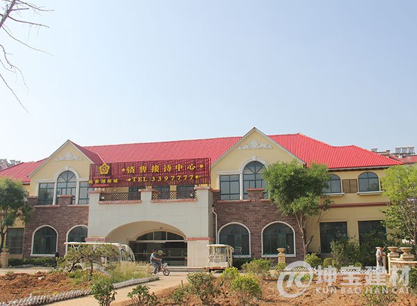 桃都國際城屋頂合成樹脂瓦裝修成功 桃都國際城屋頂合成樹脂瓦裝修成功