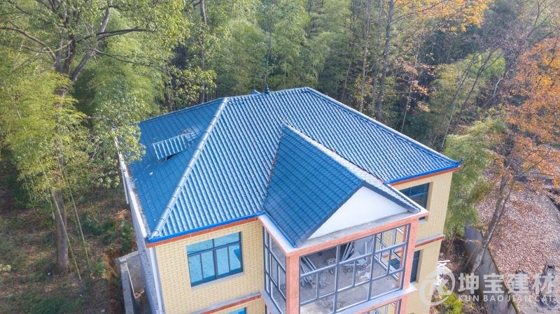 別墅屋頂樹脂瓦四面倒水 別墅屋頂樹脂瓦四面倒水